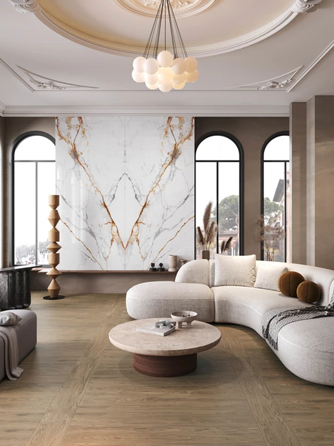 Carrelage GCTI - grande dalle effet marbre
